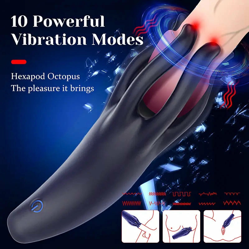 Savage: Vibratore Glande · Tentacoli Monster · 10 Modalità · Waterproof