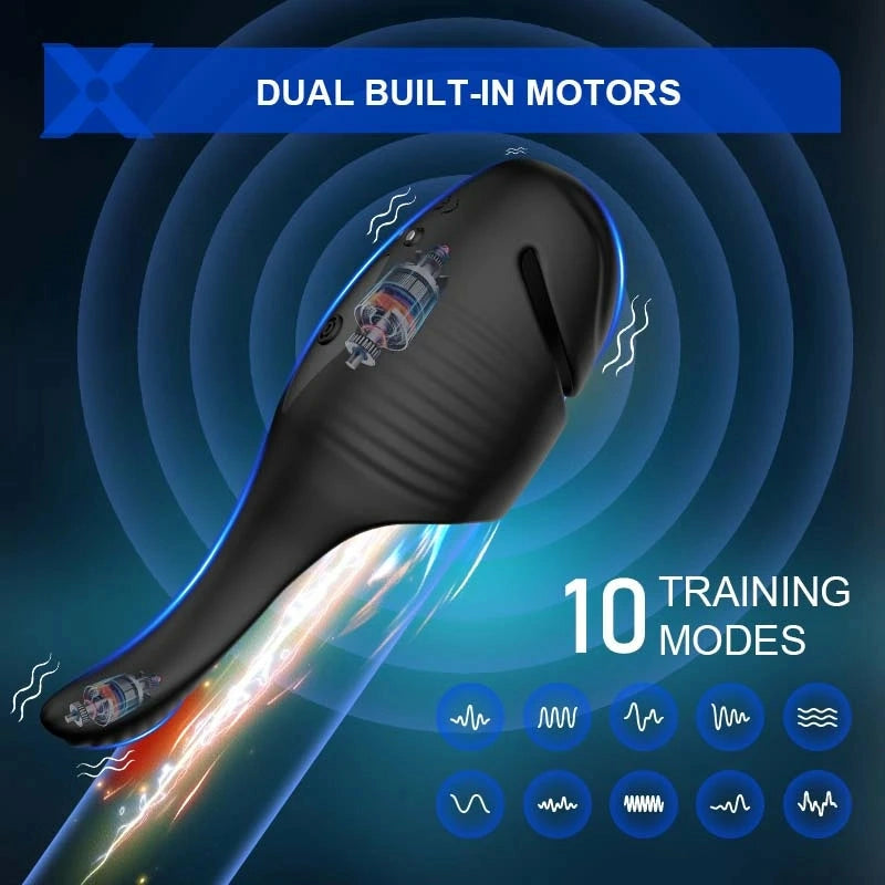 PulseForge: Stimolatore Glande 3-in-1 · App · Doppio Motore · Hands-Free