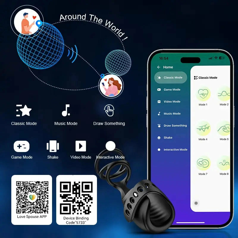 Onslaught: Stimolatore Glande 3-in-1 · App · Wearable · 9 Vibrazioni