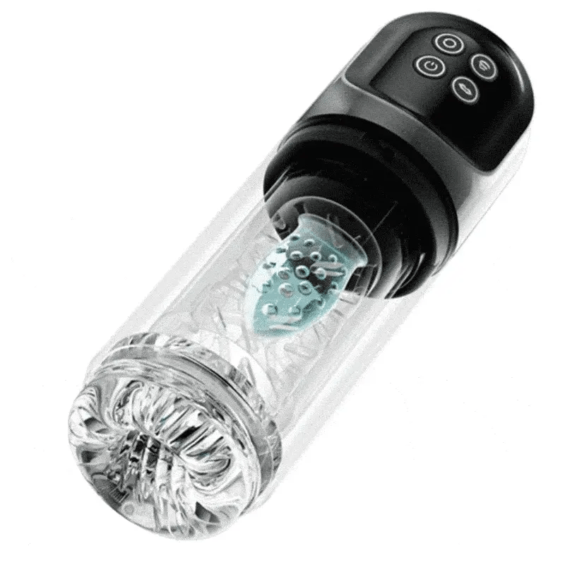Hurricane: Pompa per Pene 2-in-1 · 7 Suction · 7 Rotazioni · Leccata
