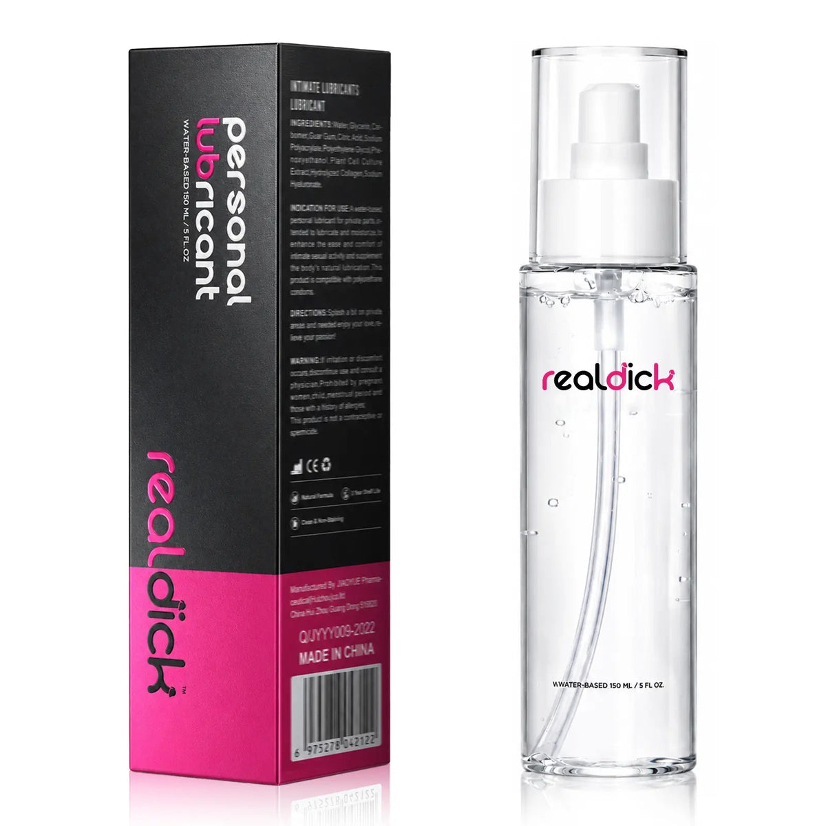 Lubrificante a base d'acqua 150 ml per torso sessuali e masturbatori