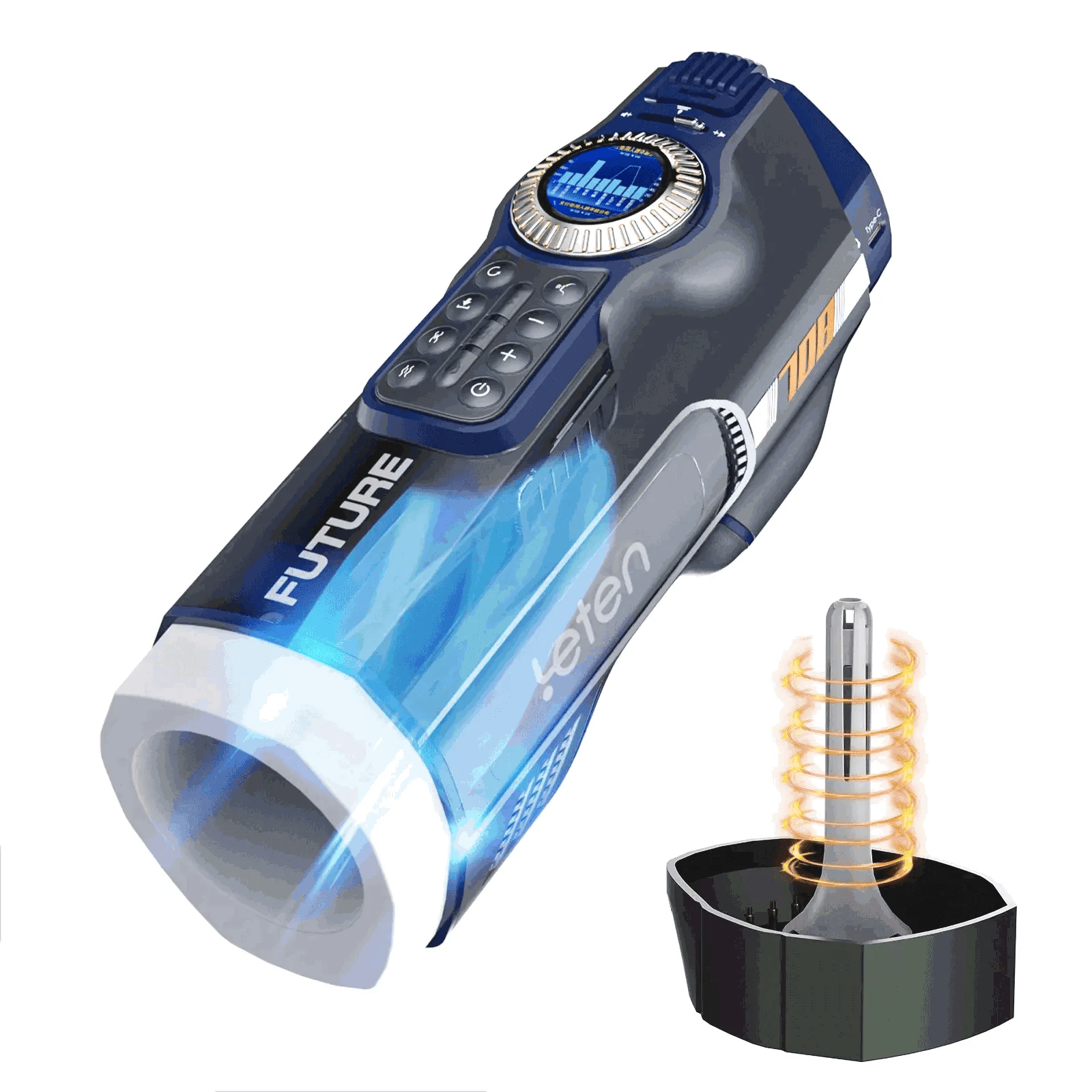 Leten Future Pro Totem: Masturbatore Automatico Riscaldato con Airbag