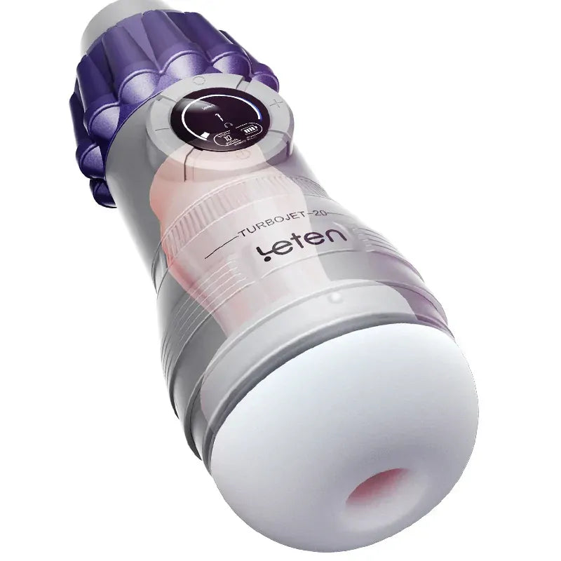 Leten TurboJet: Masturbatore a Suzione con 10 Modalità, Controllo Manuale e Automatico