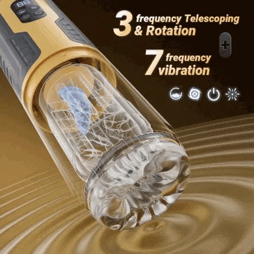 Beastmode: Masturbatore 5-in-1 · Rotazione · Leccata · Burst One-Touch