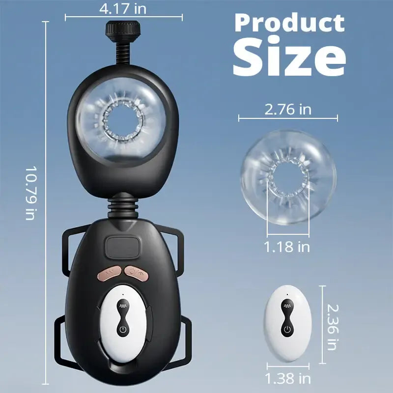 PulseStrap: Masturbatore Wearable · Presa Regolabile · Telecomando