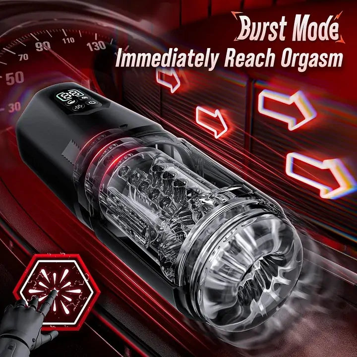 Avalon: Masturbatore Hands-Free · App · Rotazione · Burst · Ventosa