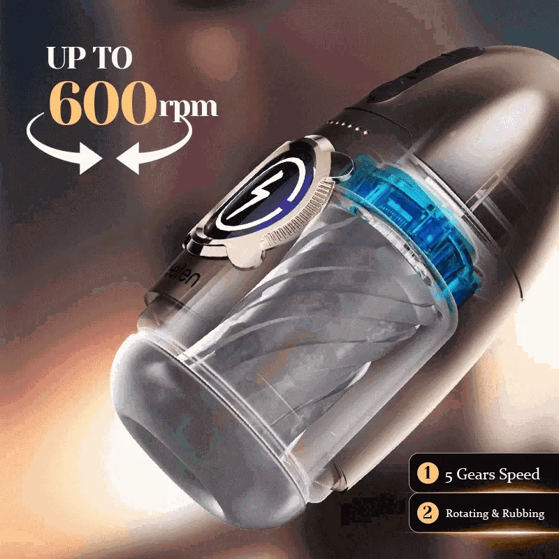 Firestorm: Masturbatore Rotante · 600 RPM · 7 Modalità · 5 Velocità