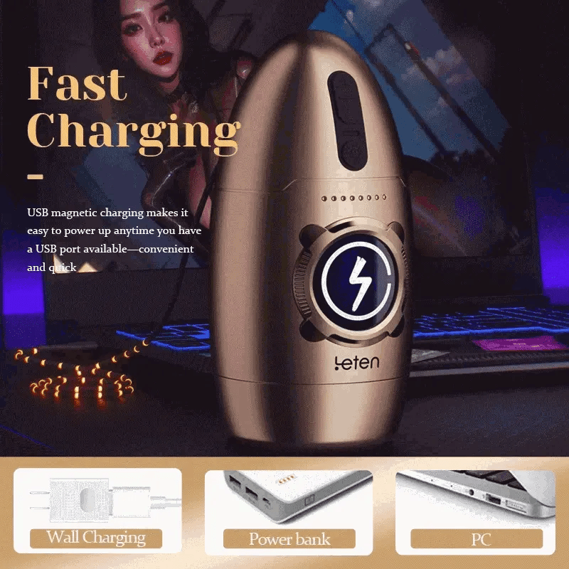 Firestorm: Masturbatore Rotante · 600 RPM · 7 Modalità · 5 Velocità