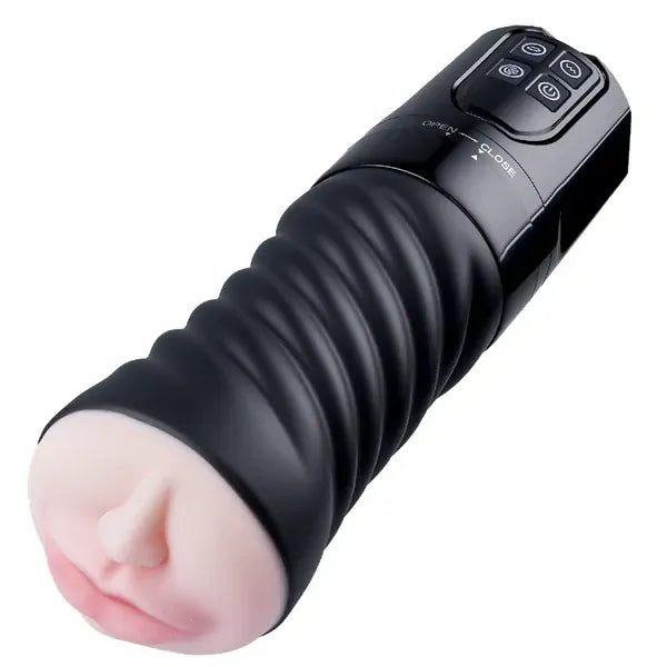 Spartan: Orale & Vaginale 2-in-1 · Bocca Realistica · Telecomando