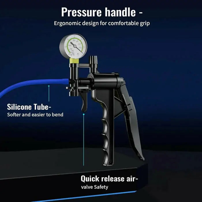 OptiMax: Pompa per Pene Manuale 9" × 2,5" con Impugnatura Ergonomica e Controllo del Vuoto