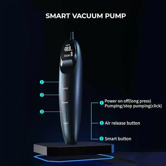 Pompa Elettrica Smart per Pene · Smart/Manuale · Memoria · Più Misure