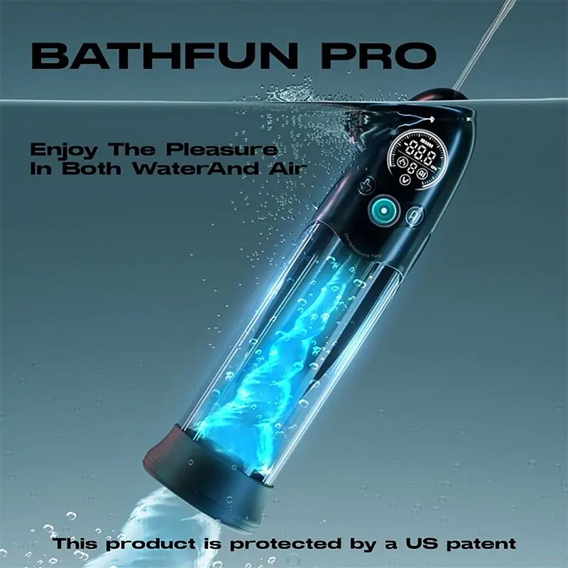 LuvPump Bathfun Pro: Pompa per Pene Smart Waterproof per Uso in Acqua e a Secco