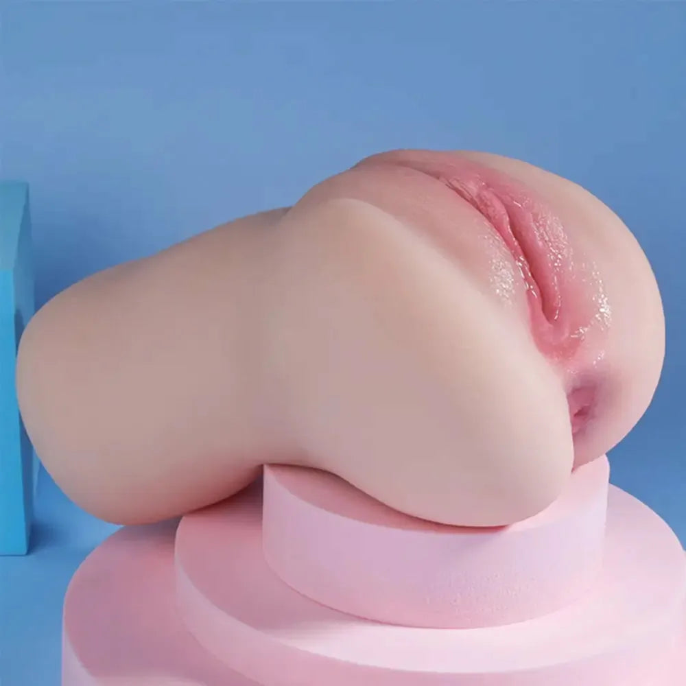 Fever: Vagina Finta da 1,1 KG con Doppio Canale Vaginale e Anale da 12 CM