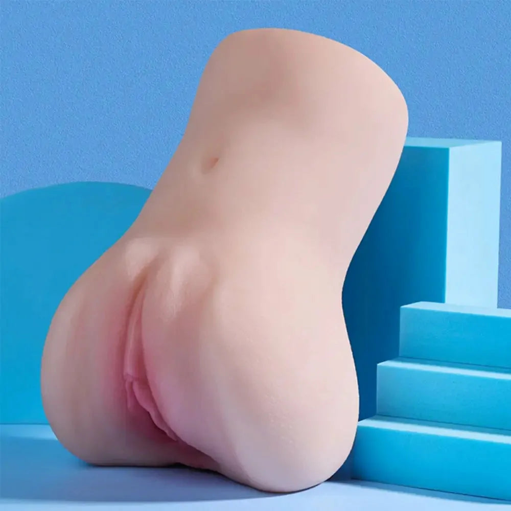 Fever: Vagina Finta da 1,1 KG con Doppio Canale Vaginale e Anale da 12 CM