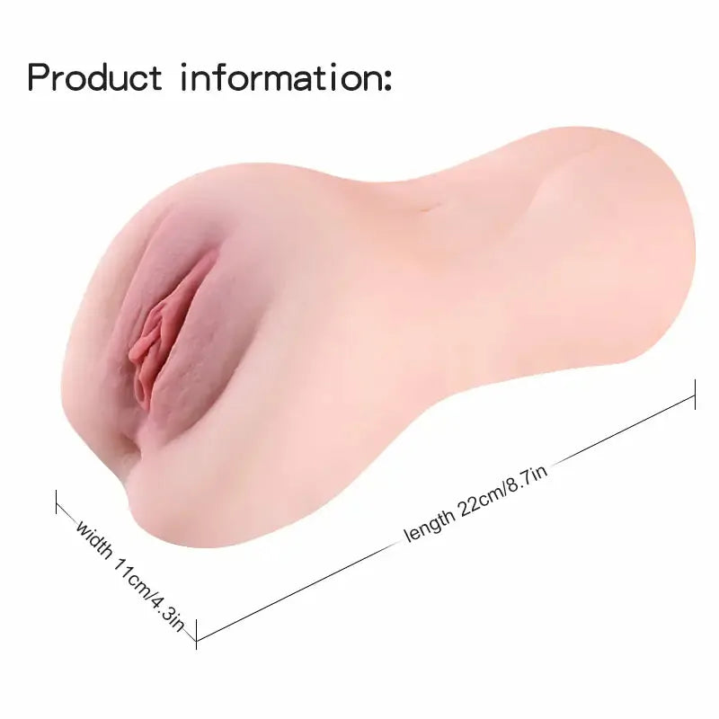Lulu: Vagina Finta da 1,1 KG con Tunnel 3D da 14 CM