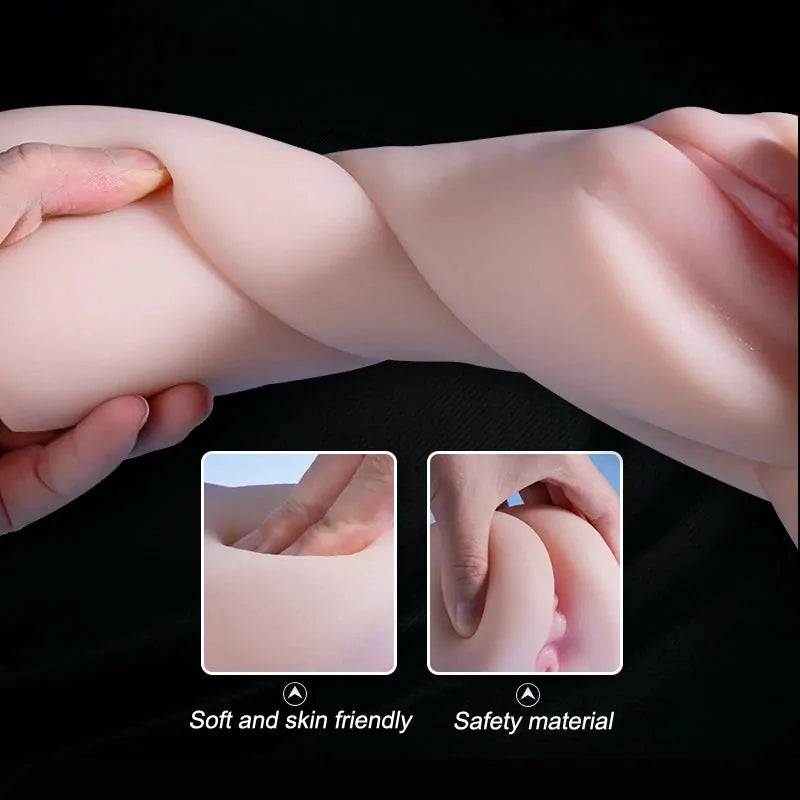 Bliss: Vagina Finta Extra Stretta da 1 KG in TPE con Tunnel 3D da 14 CM