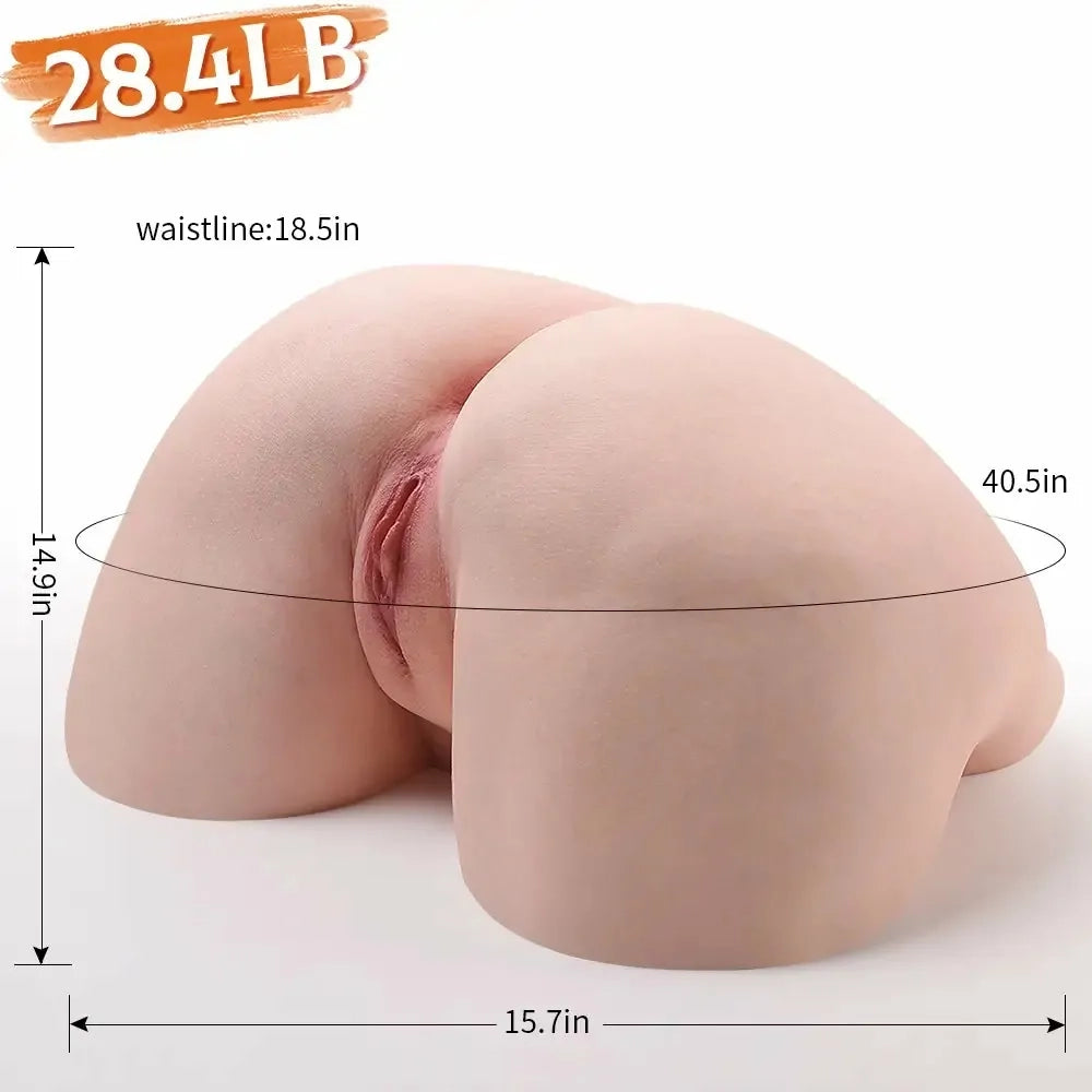 Linda: 13 kg Bambola Sedere · Booty Rotondo · Doggy Style · 2 Canali