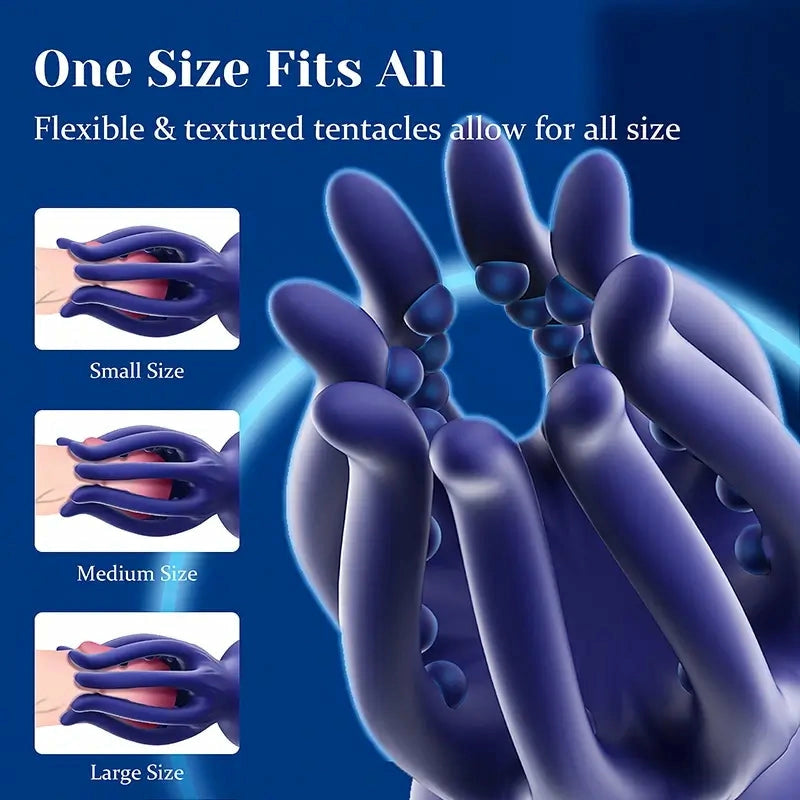 Blaze: Stimolatore Glande 2-in-1 · Tentacoli · Vibrazione · Waterproof