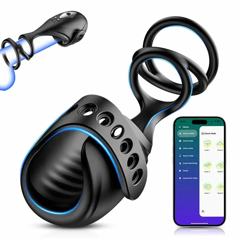 Onslaught: Stimolatore Glande 3-in-1 · App · Wearable · 9 Vibrazioni