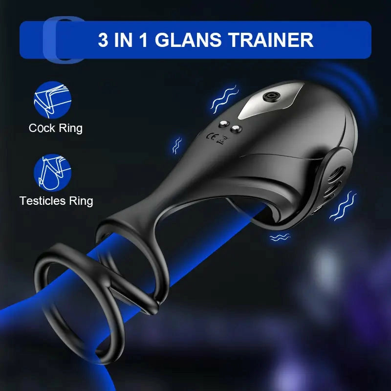 Onslaught: Stimolatore Glande 3-in-1 · App · Wearable · 9 Vibrazioni