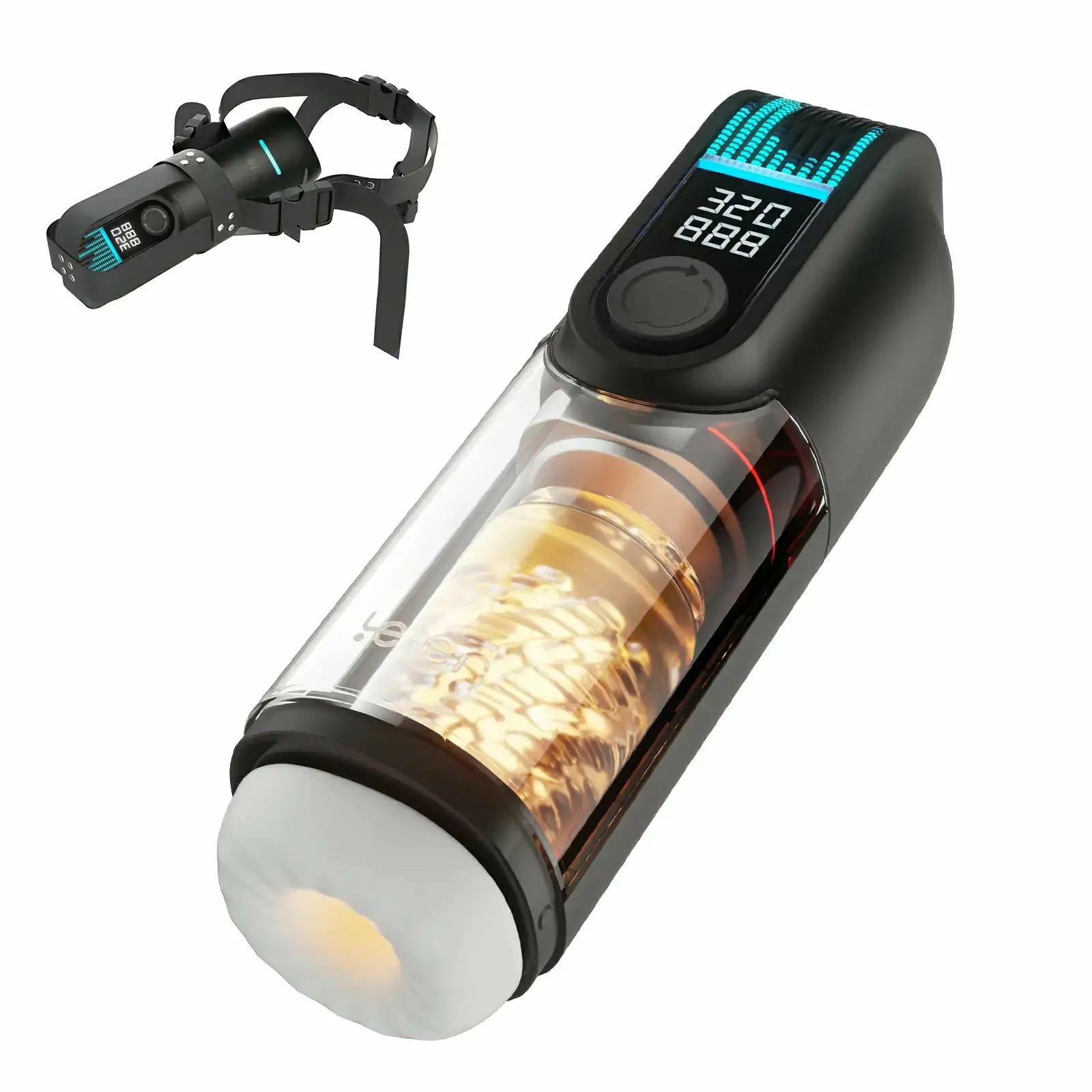 Leten Black Hole Pro: Masturbatore Riscaldato · Doppio Calore · Spinta