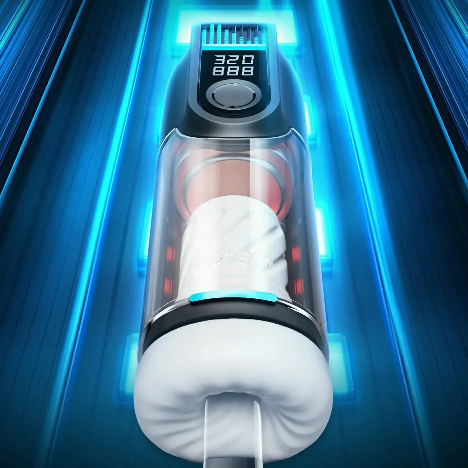 Leten Black Hole Pro: Masturbatore Riscaldato · Doppio Calore · Spinta