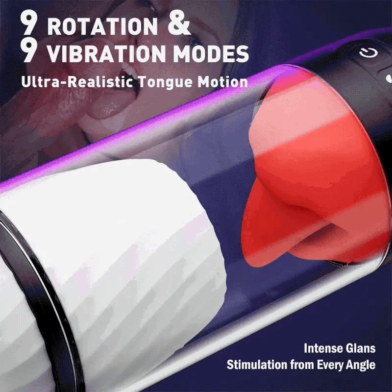 Redline: Masturbatore Orale · Leccata 360° · App · IPX7 Waterproof
