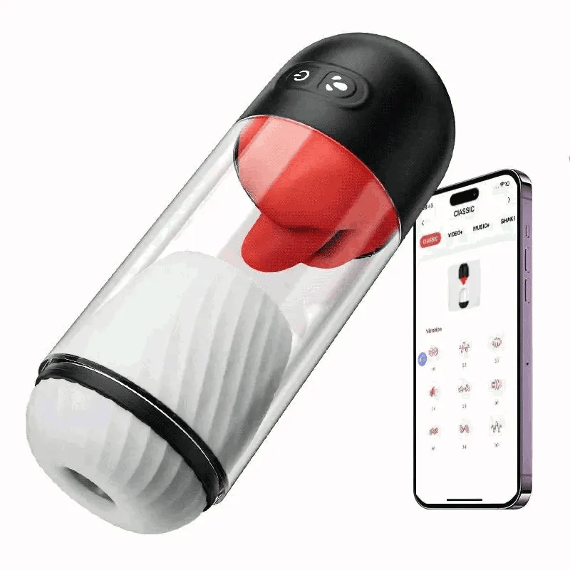Redline: Masturbatore Orale · Leccata 360° · App · IPX7 Waterproof