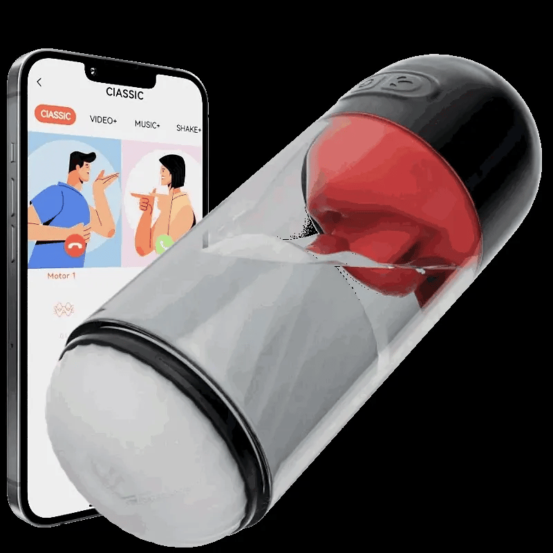 Redline: Masturbatore Orale · Leccata 360° · App · IPX7 Waterproof