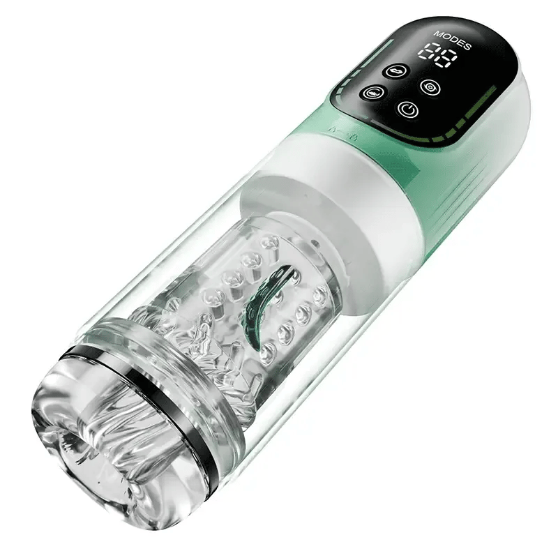 Vortex: Masturbatore 5-in-1 · Suzione · Leccata · 100% Waterproof