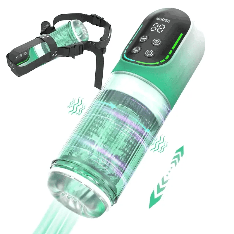Vortex: Masturbatore 5-in-1 · Suzione · Leccata · 100% Waterproof