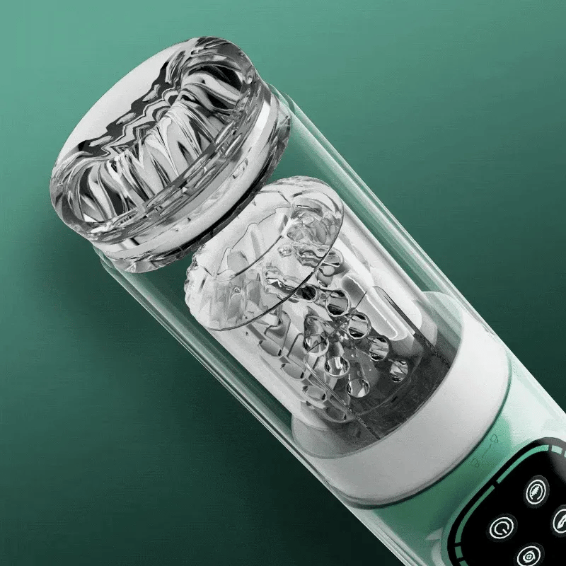 Vortex: Masturbatore 5-in-1 · Suzione · Leccata · 100% Waterproof
