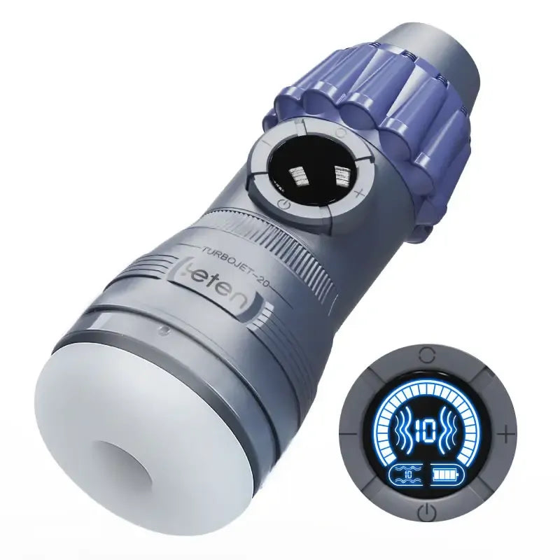 Leten TurboJet: Masturbatore a Suzione con 10 Modalità, Controllo Manuale e Automatico