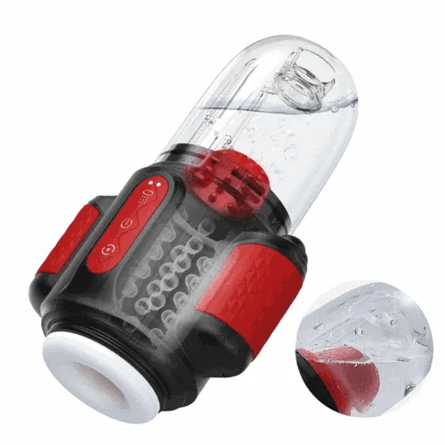 HydraSpin: Masturbatore ad Acqua · Rotazione · 10 Vibrazioni · 2-in-1