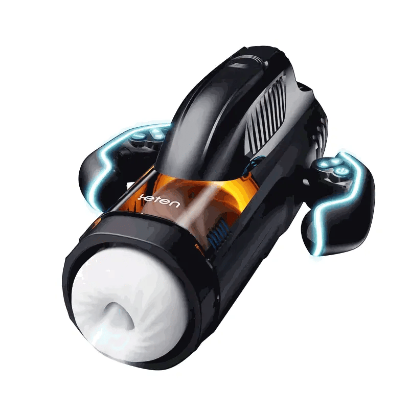 Leten Bermuda Storm: Masturbatore 2-in-1 con Suzione, Spinta e Riscaldamento