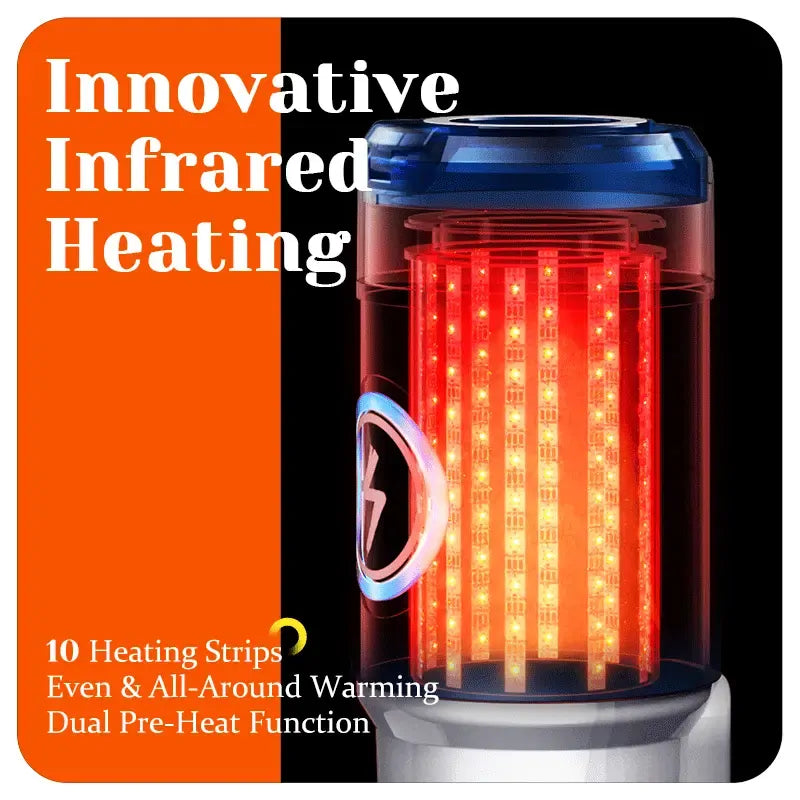 Leten ThermoPod: Masturbatore Automatico Riscaldato con Spinta Profonda e Sleeve 3D