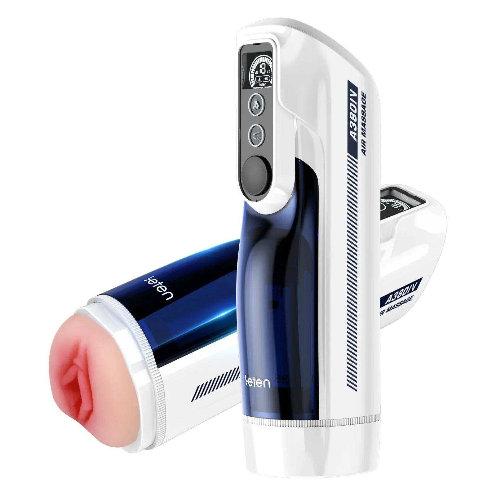 Leten A380 Pro: Masturbatore Automatico con Movimento Oscillante, 10 Velocità