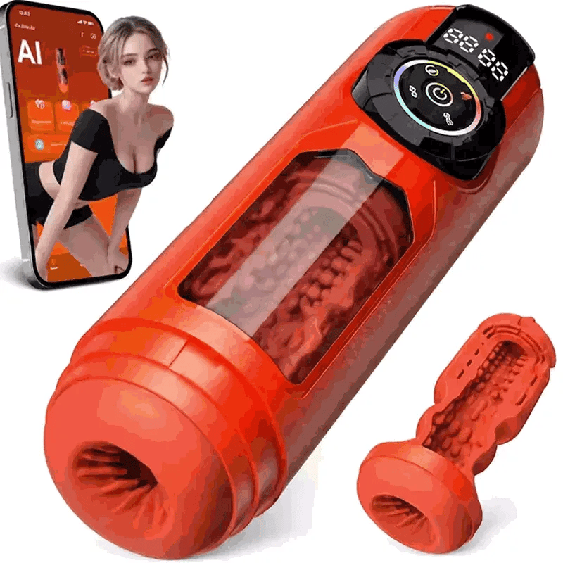 Pentamax: Masturbatore 5-in-1 con Spinta, Suzione, Vibrazione, Riscaldamento e App