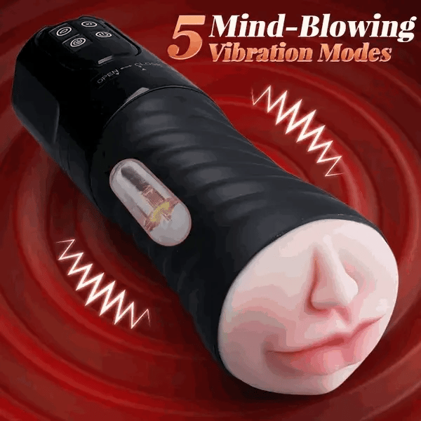 Spartan: Orale & Vaginale 2-in-1 · Bocca Realistica · Telecomando