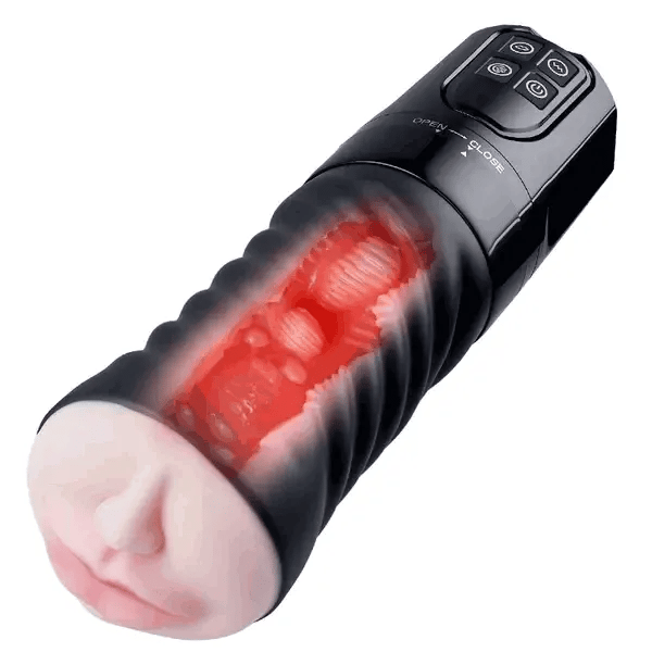 Spartan: Orale & Vaginale 2-in-1 · Bocca Realistica · Telecomando