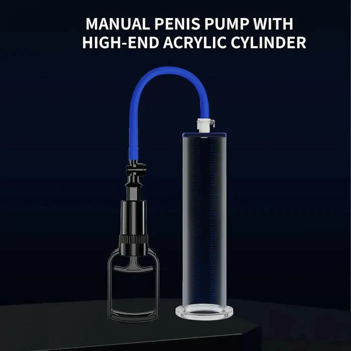 ClassiMax: Pompa per Pene Manuale 9" × 2,5" con Vuoto Stabile e Impugnatura Classica