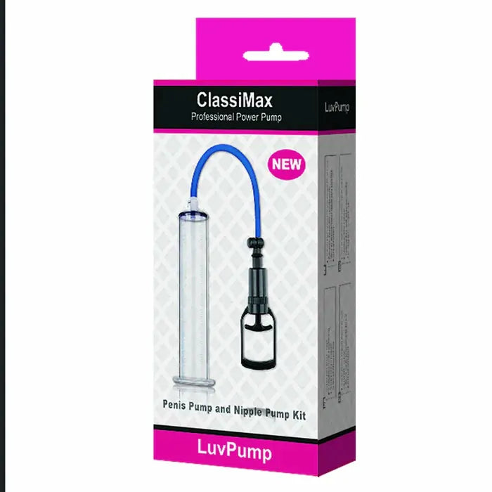 ClassiMax: Pompa per Pene Manuale 9" × 2,5" con Vuoto Stabile e Impugnatura Classica