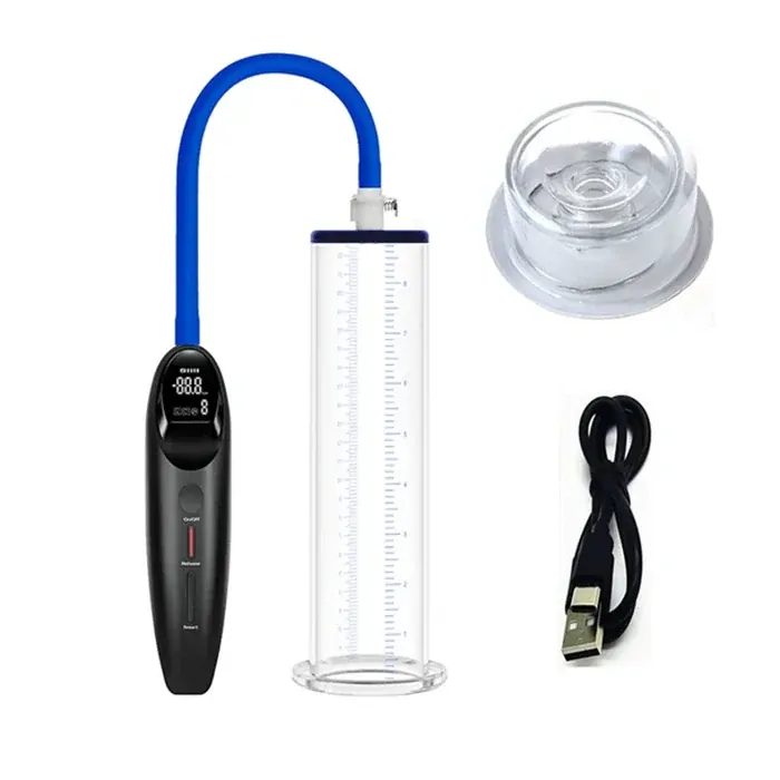 Pompa Elettrica Smart per Pene · Smart/Manuale · Memoria · Più Misure