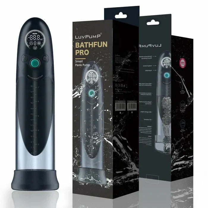 LuvPump Bathfun Pro: Pompa per Pene Smart Waterproof per Uso in Acqua e a Secco