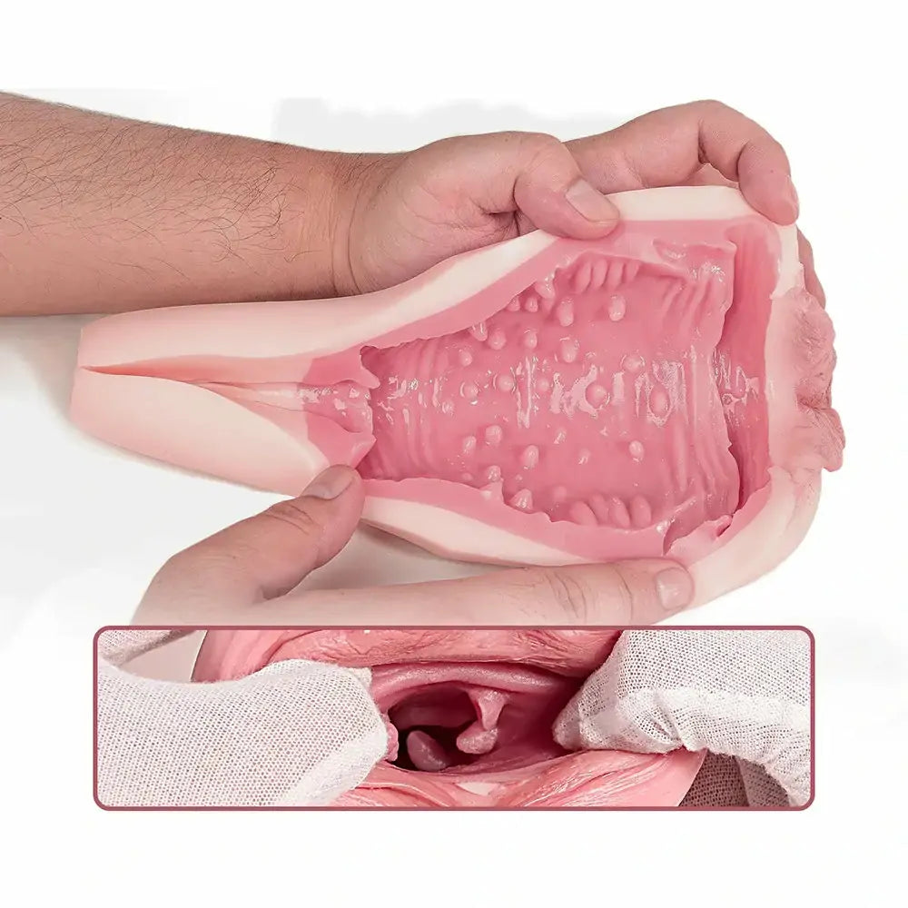 Luxe: Vagina In Silicone Realistica con Tunnel 3D Profondo 6,8"