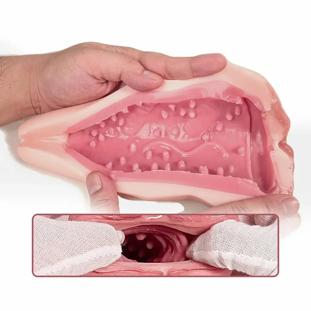 Grace: Vagina In Silicone con Tunnel Profondo 6,8" e Texture Intense