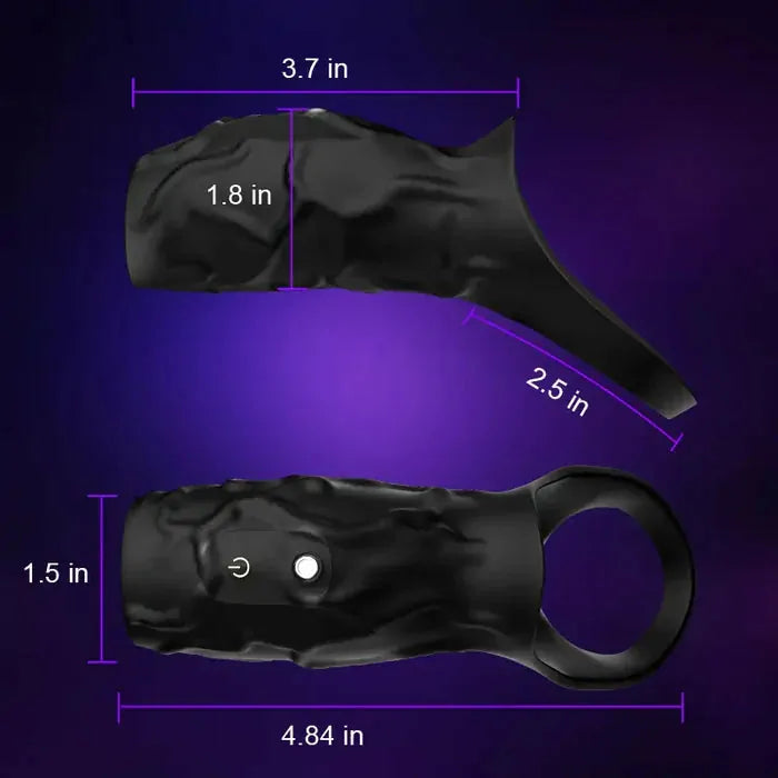 PR11 Pro: Anello Vibrante per Pene con Supporto Completo e Blocco Scrotale
