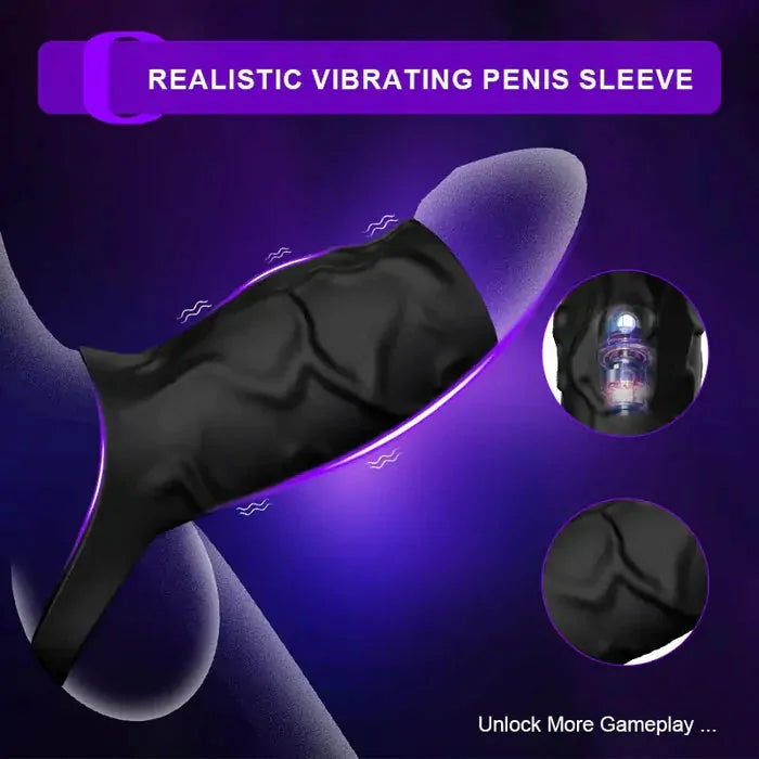 PR11 Pro: Anello Vibrante per Pene con Supporto Completo e Blocco Scrotale