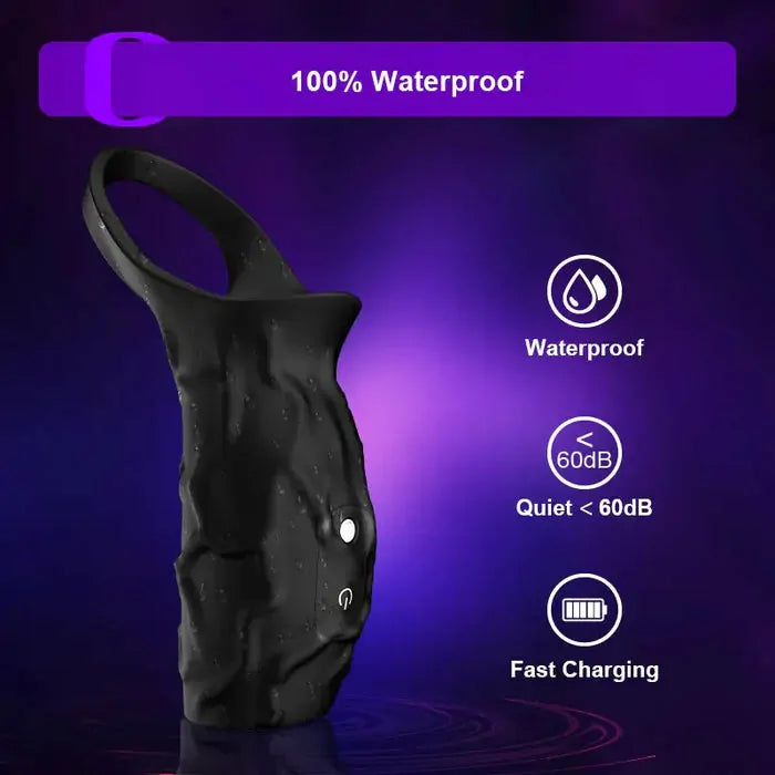 PR11 Pro: Anello Vibrante per Pene con Supporto Completo e Blocco Scrotale