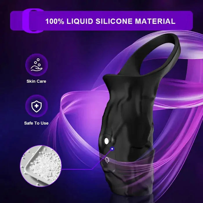 PR11 Pro: Anello Vibrante per Pene con Supporto Completo e Blocco Scrotale